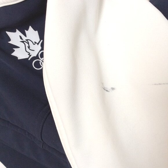 Hudson's Bay 2006 Team Canada Olympic Jacket, Soft Shell Navy Jacket XL - Picture 5 of 5